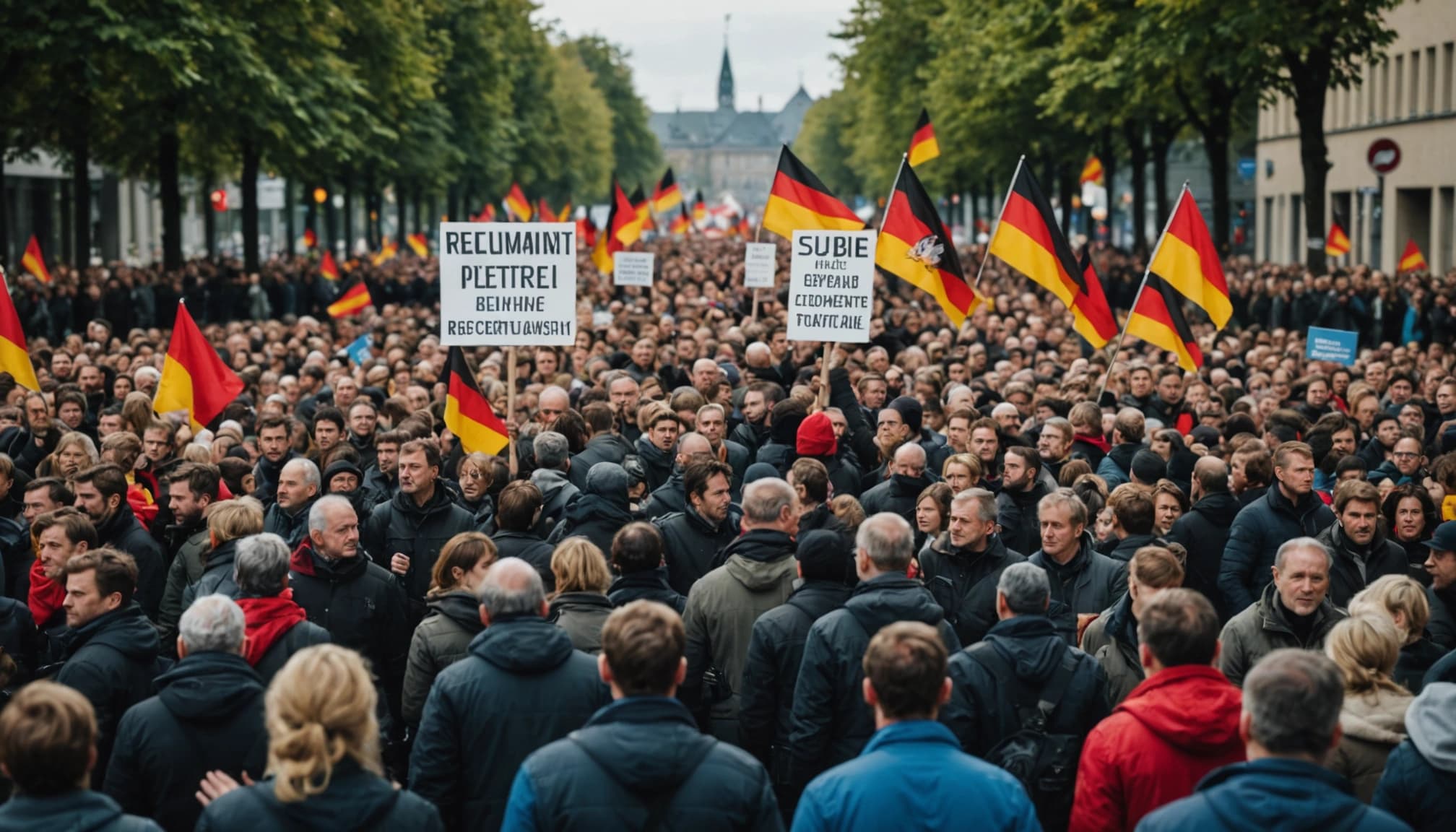 Populist Protests and Counter-Rallies Draw Thousands in Germany